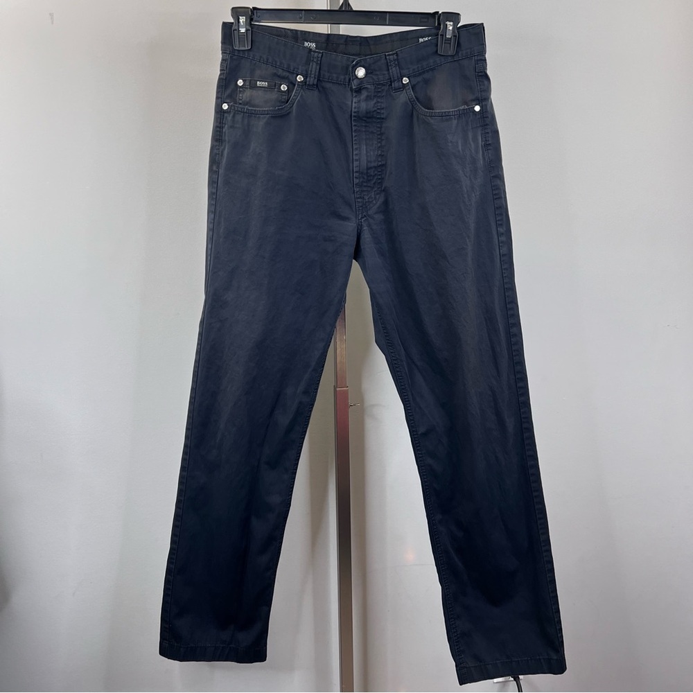 Hugo Boss Men's Black Pants 32-34 ( see measurements) <SKU 178>